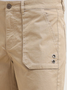 Regular Fit Woven Cotton Short