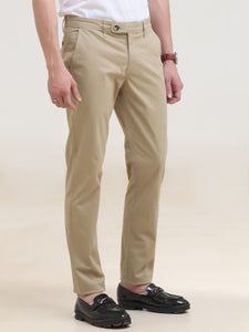 Cotton Slim Fit Casual Trouser