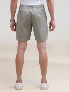 Regular Fit woven Pista Casual Cotton Short