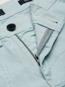 High Rise Powder Blue Trouser