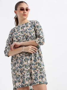 Botanical Digital Aop Dress