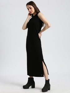 Slim fit Black Dress