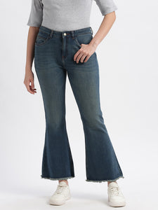 High Rise Flare Fit Denim Jeans