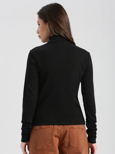 Rib Top With Cut-Out Detail