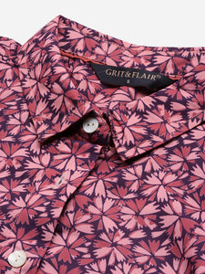 Pure Crepe Floral Aop Shirt