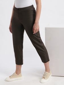 Cotton Poly Tapered Fit Trouser