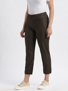 Cotton Poly Tapered Fit Trouser