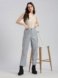 Cotton Poly Tapered Fit Trouser