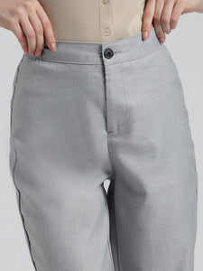 Cotton Poly Tapered Fit Trouser