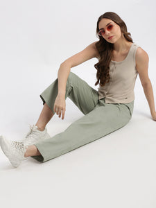 High Rise Casual Fit Trouser