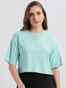 Single Jersey Crop T- Shirt