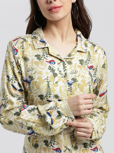 Gardenia 30 Rayon Twill Botanical Tunic